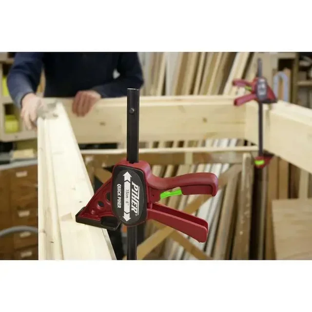 Piher Quick Extra 125 cm Bar Clamp - 150 kg Quick Release - Reversible Nylon Steel