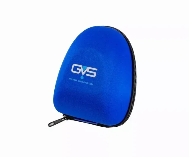 Estuche rígido con cremallera GVS SPM001 para máscaras Elipse P3 - Protección para transporte y almacenamiento