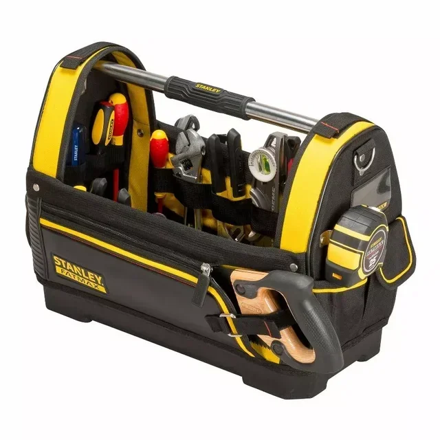 Stanley FATMAX 40 cm Tool Case - Waterproof Hard Base with Metal Frame and Removable Panel