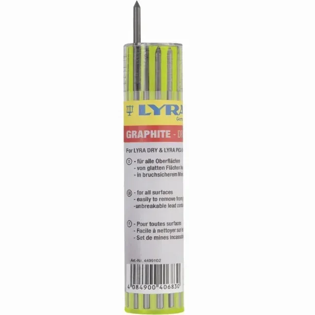 12er-Pack Lyra DRY Graphitminen 2,8mm bruchfest - Ref. 4499102