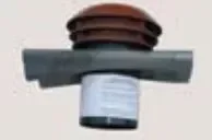 Kit passage toiture Ø160 mm rouge THERMOR 900376