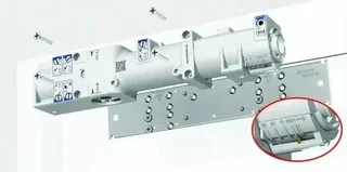 Ferme-porte hydraulique Dormakaba TS 98 XEA blanc - Bras standard force 3-6