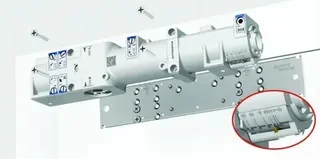 Chiudiporta Dormakaba TS 98 XEA Nero - Set Completo Universale Max 300kg
