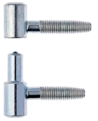 Fiche à visser Anuba Ø13x38mm acier zingué blanc OTLAV CF030130H037+CGH031