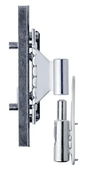 Fiche à visser multidirectionnelle Ø16 Bixacta OTLAV PVC blanc pour menuiserie