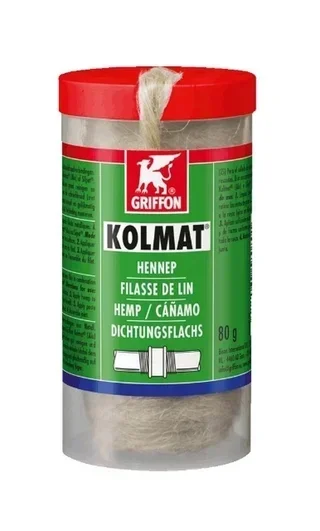 Filasse de lin naturelle Kolmat GRIFFON 80g - Étanchéité raccordements métalliques