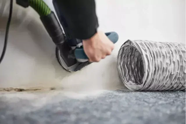 Tuyau flexible d'amenée d'air FESTOOL LS-SYS-AIR D200x6m pour purificateur d'air SYS-AIR et paroi de protection poussière