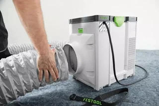 Tuyau flexible d'amenée d'air FESTOOL LS-SYS-AIR D200x6m pour purificateur d'air SYS-AIR et paroi de protection poussière