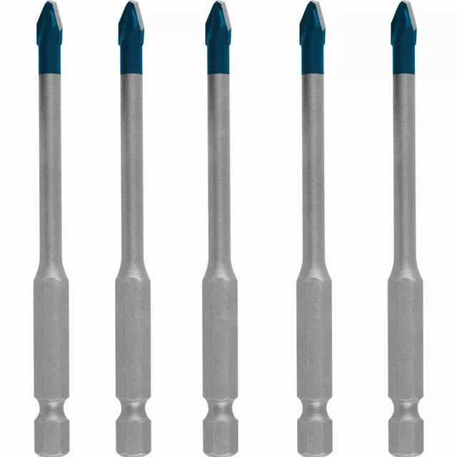 Foret Hex-9 Expert Couvreur BOSCH Ø 5mm Céramique Dure 5 pièces 2608900598