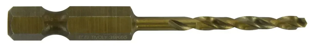 Foret métaux TSP HSS Cobalt 5% queue hexagonale TIVOLY 1145734 perçage acier