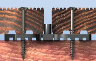 Avellanador de madera FISCHER FTA-CDW 4 mm para terraza - Perforación y avellanado combinados