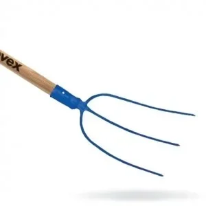 Fourche à foin douille 3 dents 300 mm REVEX 180221 sans manche