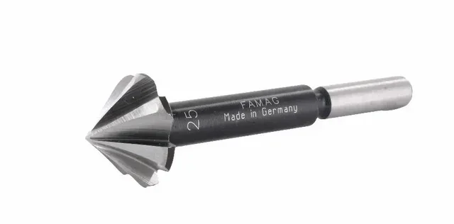 Fraise ébavurage FAMAG Ø25mm 7 dents acier bois plastique