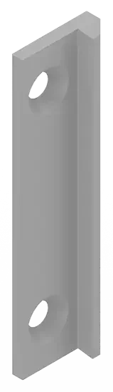 Gâche de fermeture LA CROISEE DS 6153 grise 70mm