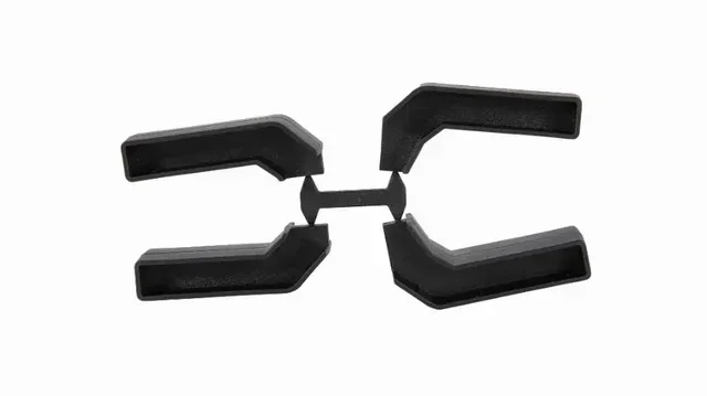 Gâche de serrure encastrable acier inoxydable SFKU-40-9005 40mm Click-It