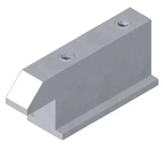 Gâche de porte à pression brute LA CROISÉE DS 2293-000