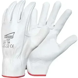 Gant protection cuir blanc SINGER tout fleur bovin taille 50F