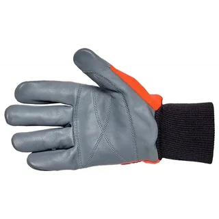 Guantes de forestal SOLIDUR GA12 Cedro Clase 1 Protección motosierra Cuero bovino