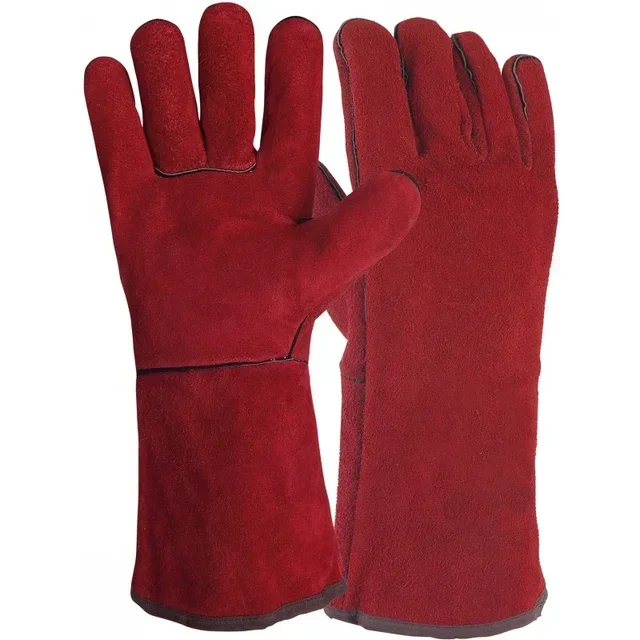 Gants de soudeur SINGER cuir vache taille 10 35cm protection thermique 51SIREP15
