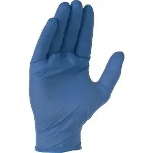 Gants nitrile bleus SINGER AUU4010 usage unique EN374 contact alimentaire