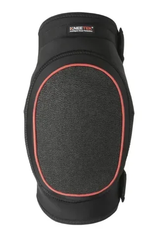 Gants KneetekSafetek Premium Kevlar Soft Noir - Protection genoux professionnelle EN 14404