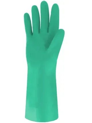Gants nitrile vert floqué 30 cm NIT1538 SINGER protection professionnelle