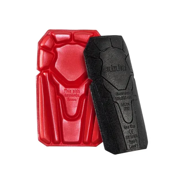 Genouillère de protection Blaklader noir rouge taille unique