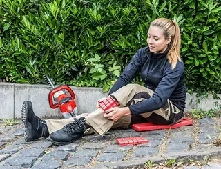 Genouillère Kneetek Pouralon Rouge Multipad Taille Unique