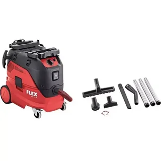 Giraffa GE5 FLEX Premium - Levigatrice per pareti e soffitti con aspiratore 30L VCE 33 LAC e cassetta L-BOXX