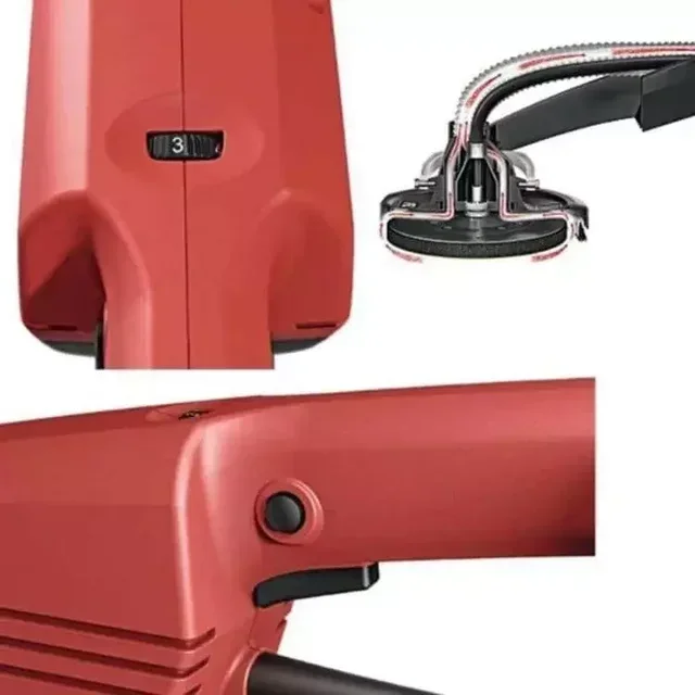 Giraffa GE5 FLEX Premium - Levigatrice per pareti e soffitti con aspiratore 30L VCE 33 LAC e cassetta L-BOXX