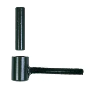 Black cataphoresis eye hinge Ø14 threaded rod M10x80 mm ING FIXATIONS