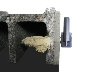 Chemischer Schwerlastanker für Betonblock Ø14 schwarz Kataphorese ING FIXATIONS Betonstahl Ø10x130mm - Ref. A000052