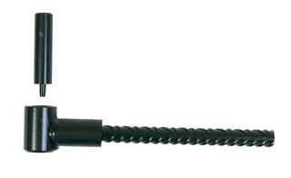 Cerniera nera Ø14 ferro da cemento armato 12x170 mm per doppia persiana ING FIXATIONS