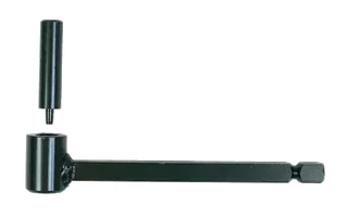 Gate hinge stone Ø20 cataphoresis black square pin 14x200 ING FIXINGS