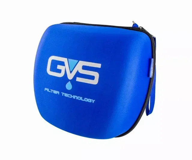 Funda rígida GVS SPM007 para máscara Elipse Integra, protección transporte almacenamiento azul
