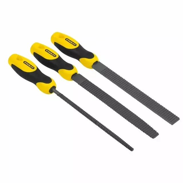 Grattoir à verrue acier carbone set 3 pièces ergonomique antidérapant