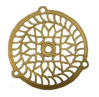 Grille d'aération ronde en fonte ROLLINGER Ø 11 cm pour cheminée