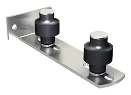 Guida inferiore regolabile MANTION 1092V avvitabile 2 olivette Zytel Ø45 mm