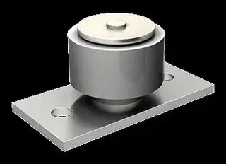 Olive lower guide on platinum 1059 MANTION screw-on for U rail