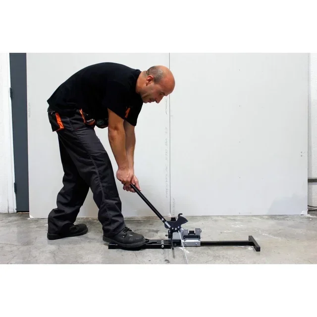 Ghigliottina EDMA 48 mm per Guide e Montanti - Taglio di Precisione senza Scintille