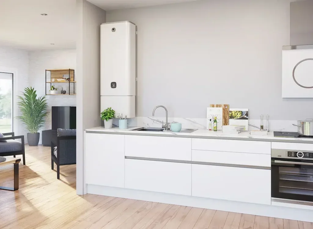 Habillage bas blanc Malicio Thermor 40L 65L 80L - Réf. 354648