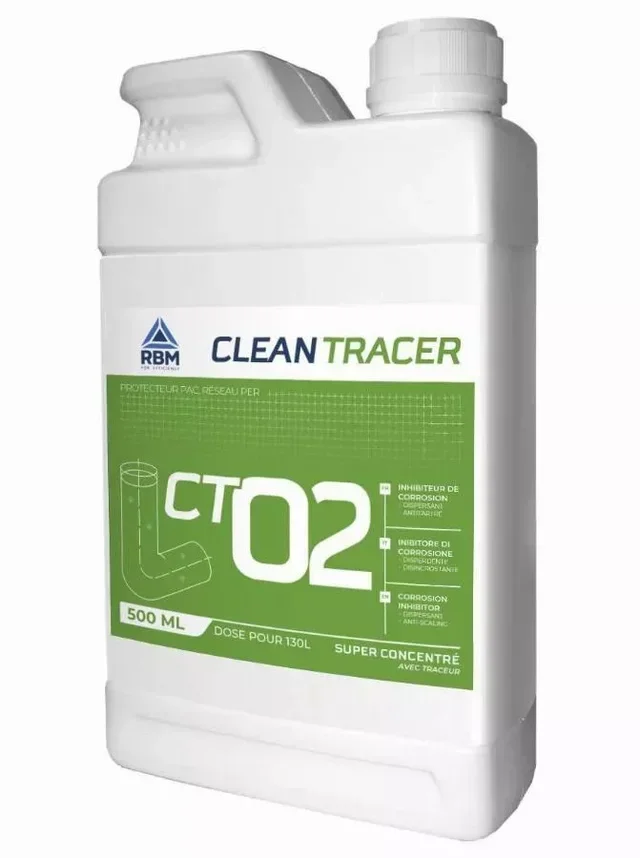 Inhibidor de corrosión CT02 RBM bomba de calor suelo radiante 130L