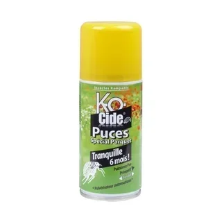 Insecticide KOCIDE Anti-Puces Parquets 210ml Aérosol Automatique 30m²