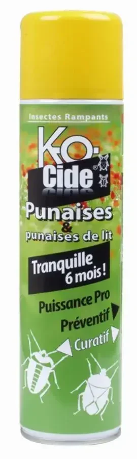 Insecticide laque anti-punaises KOCIDE 405 ml - Traitement efficace pentatomes et punaises de lit