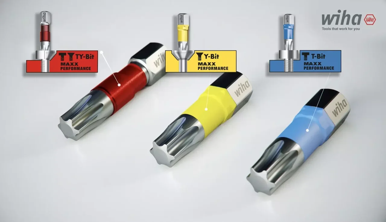 Wiha 42549 Punta TY 29 mm - Lotto 25 pezzi zona torsione fluorescente