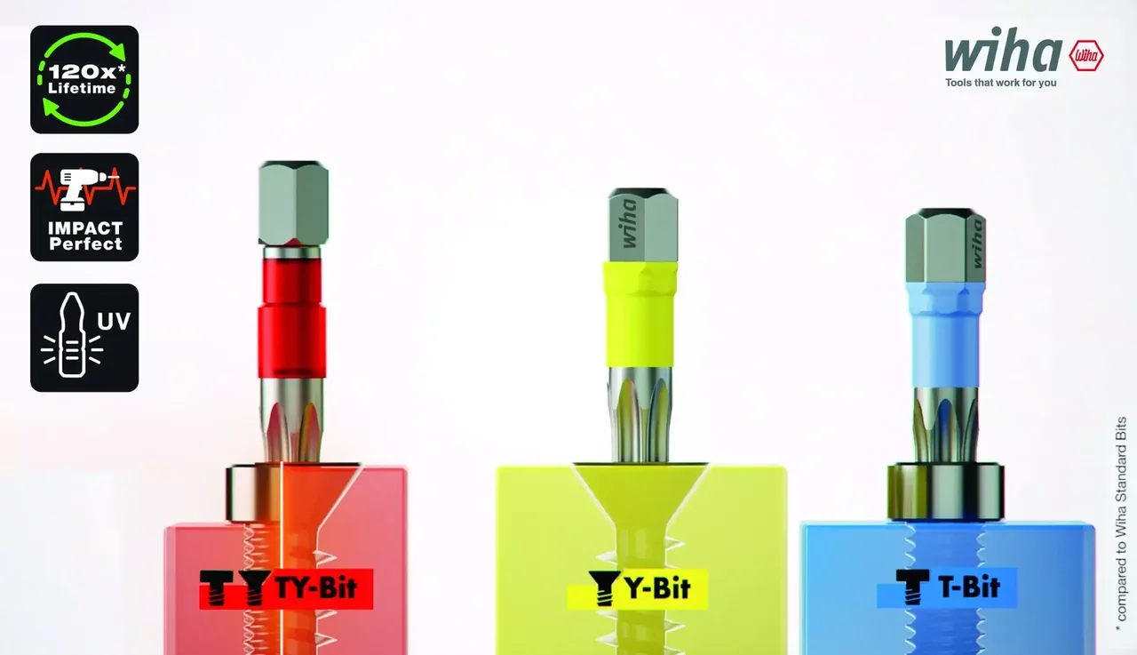 Wiha 42549 Punta TY 29 mm - Lotto 25 pezzi zona torsione fluorescente