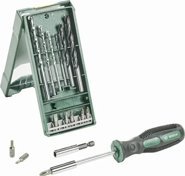 Bosch 2607017654 Mini X-Line Set 14 Inserti Punte Trapano Cacciavite Portainserti