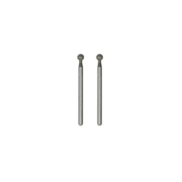 Jeu de 2 meules diamantées sphériques PROXXON 28226 Ø 4,4 mm pour outillage de précision