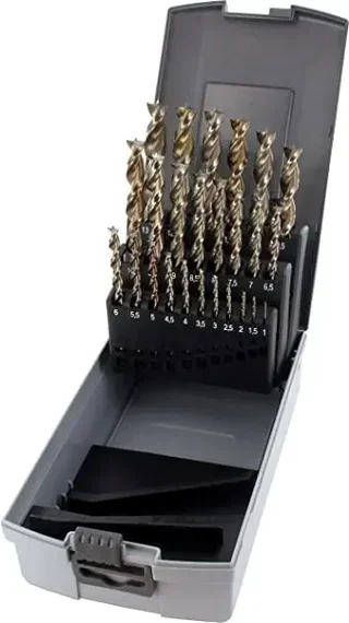 Coffret 25 mèches bois hélicoïdales HSS-G FAMAG 1594.825 perçage précis