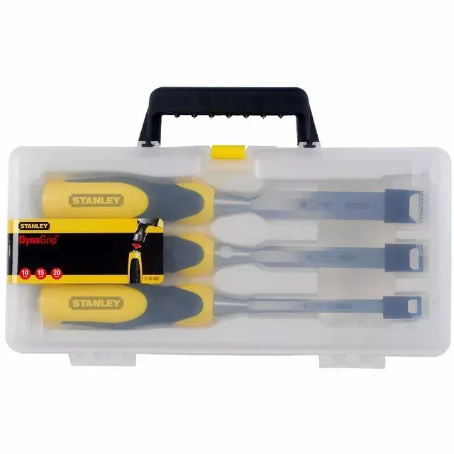 Jeu de 3 ciseaux à bois bimatière ergonomiques 2-16-887